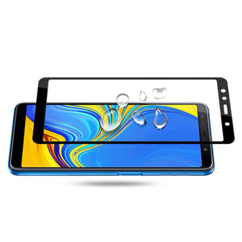 3x Picasee gehärtetes 3D Schutzglas mit Rahmen für Samsung Galaxy A9 2018 A920F - schwarz - 2+1 gratis