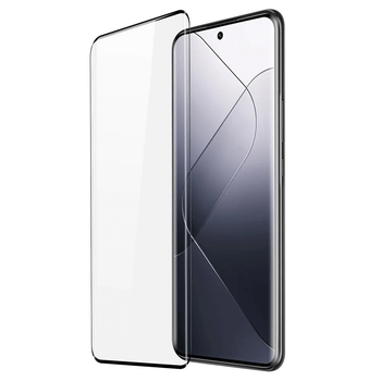 Gehärtetes 3D Schutzglas mit Rahmen für Xiaomi 14 Ultra - schwarz
