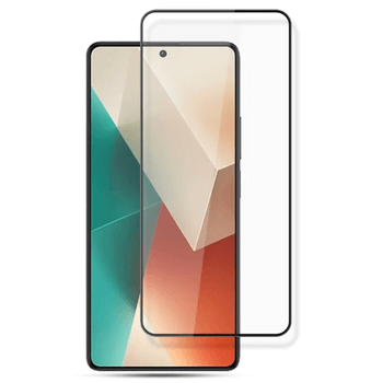 Gehärtetes 3D Schutzglas mit Rahmen für Xiaomi Redmi Note 13 4G - schwarz