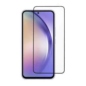 Picasee gehärtetes 3D Schutzglas mit Rahmen für Samsung Galaxy A35 A356B - schwarz