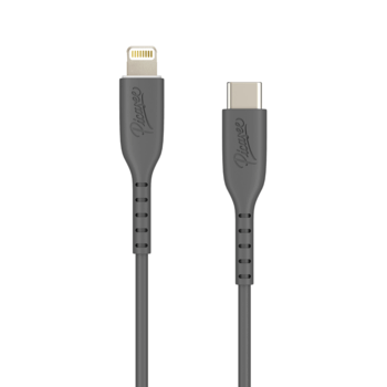 Picasee USB Kabel Lightning - USB C - Schwarz