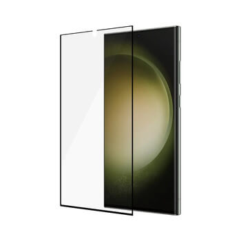 Picasee gehärtetes 3D Schutzglas mit Rahmen für Samsung Galaxy S24 Ultra S928B 5G - schwarz