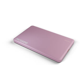 Picasee Powerbank mit MagSafe 5 000 mAh - Rosa