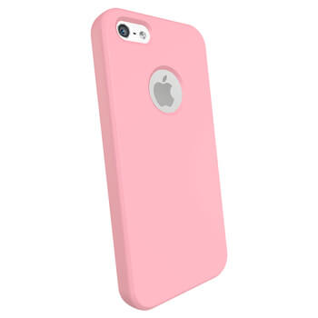 Hülle für Apple iPhone 5/5S/SE - Personalisierte Gravur - Rosa