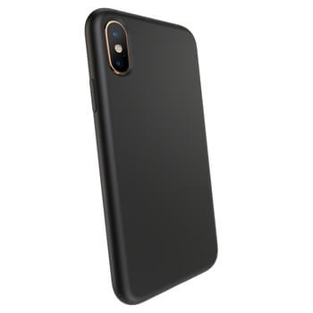 Hülle für Apple iPhone X/XS - Personalisierte Gravur - Schwarz