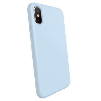Hülle für Apple iPhone X/XS - Personalisierte Gravur - Blau