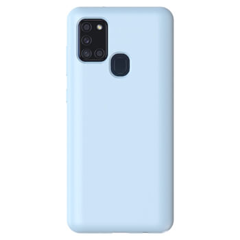 Picasee Samsung Galaxy A21s Liquid case - Personalisierte Gravur - Blau