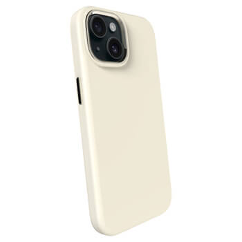 Hülle für Apple iPhone 15 - Personalisierte Gravur - Beige