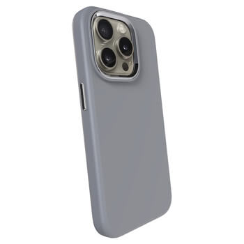 Hülle für Apple iPhone 15 Pro - Personalisierte Gravur - Grau