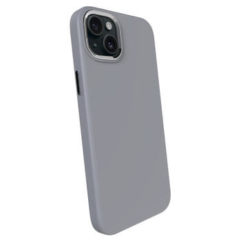 Hülle für Apple iPhone 15 Plus - Personalisierte Gravur - Grau