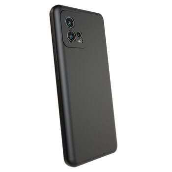 Hülle für Motorola Moto G72 - Personalisierte Gravur - Schwarz