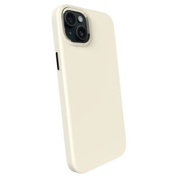 Hülle für Apple iPhone 15 Plus - Personalisierte Gravur - Beige