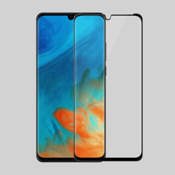 3x Picasee gehärtetes 3D Schutzglas mit Rahmen für Huawei P30 Lite - schwarz - 2+1 gratis