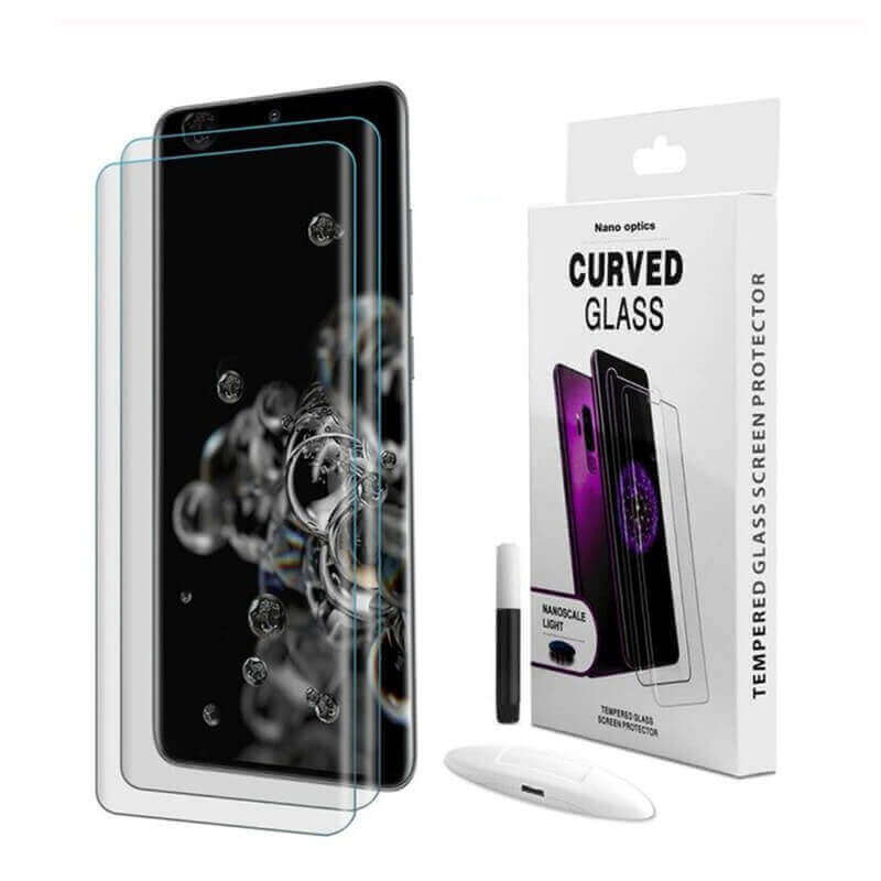 3x 3D UV Gebogenes Schutzglas Für Samsung Galaxy S23 Ultra 5G - 2+1 Gratis
