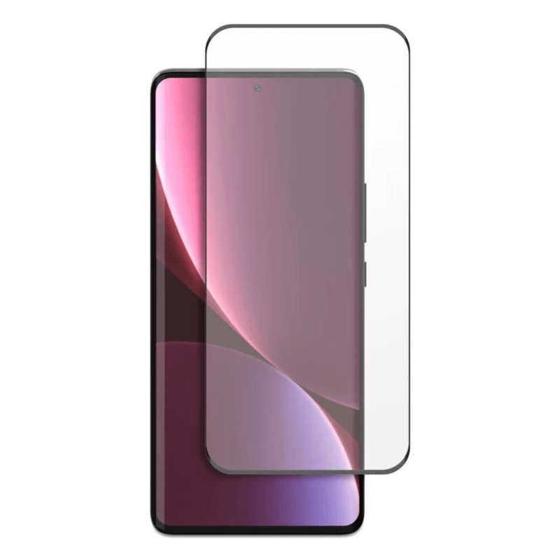 3x Gehärtetes 3D Schutzglas Mit Rahmen Für Xiaomi Redmi Note 12 Pro+ 5G - Schwarz - 2+1 Gratis