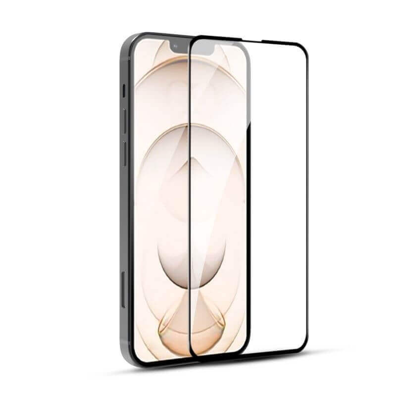 Picasee gehärtetes 3D Schutzglas mit Rahmen für Apple iPhone 15 Pro Max - schwarz