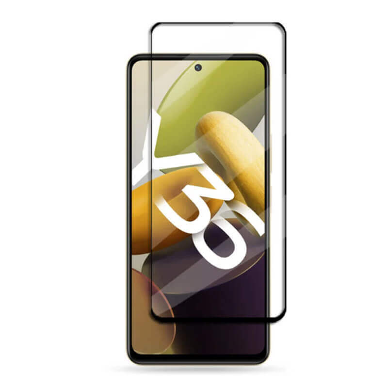 Picasee gehärtetes 3D Schutzglas mit Rahmen für Vivo Y36 4G - schwarz