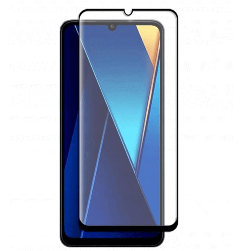 3x Picasee gehärtetes 3D Schutzglas mit Rahmen für Xiaomi Poco X6 Pro - schwarz - 2+1 gratis