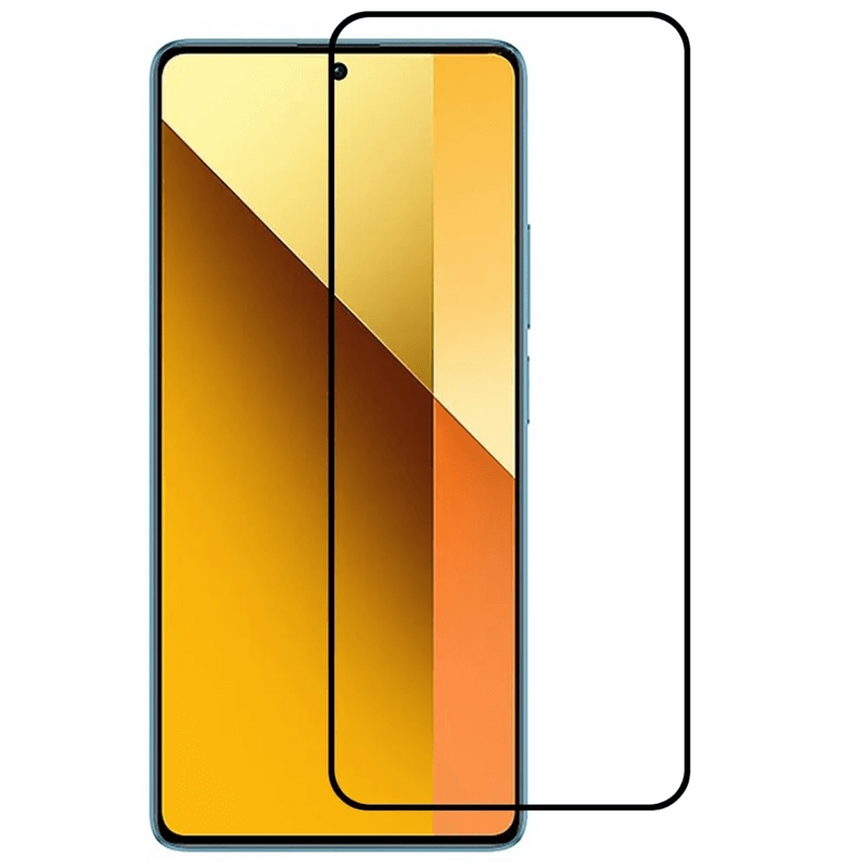 Picasee gehärtetes 3D Schutzglas mit Rahmen für Xiaomi Redmi Note 13 Pro 4G - schwarz