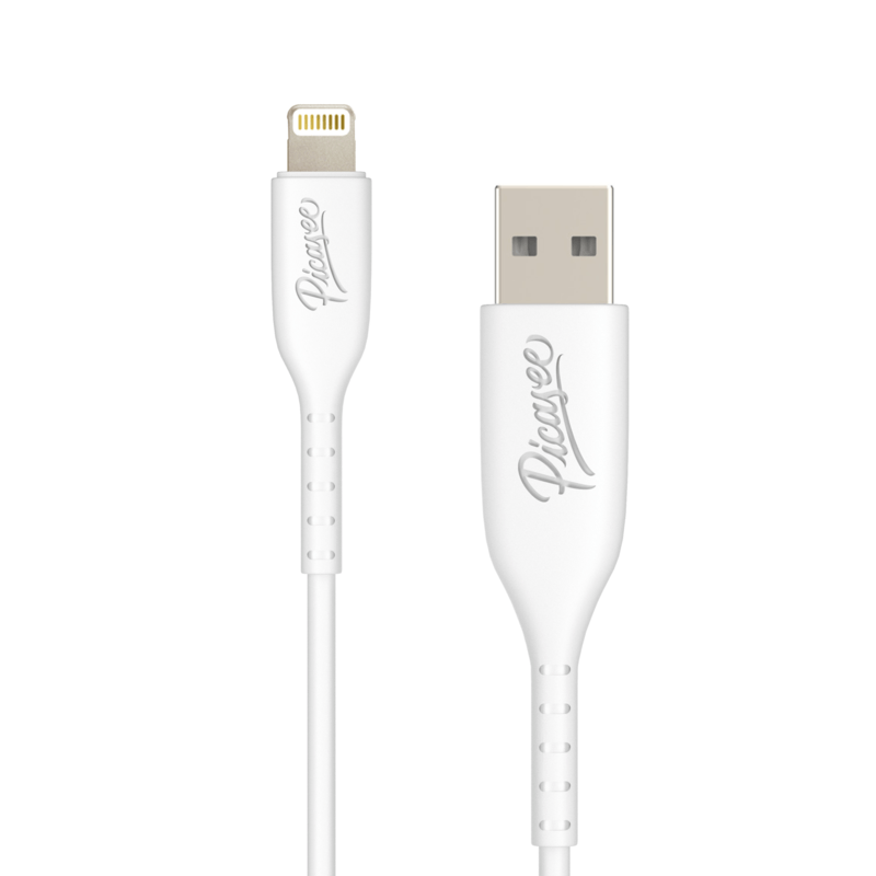 Picasee USB Kabel Lightning - USB 2.0 - Weiß
