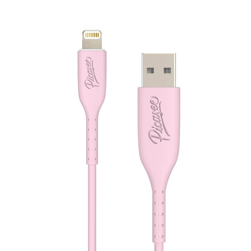 Picasee USB Kabel Lightning - USB 2.0 - Rosa