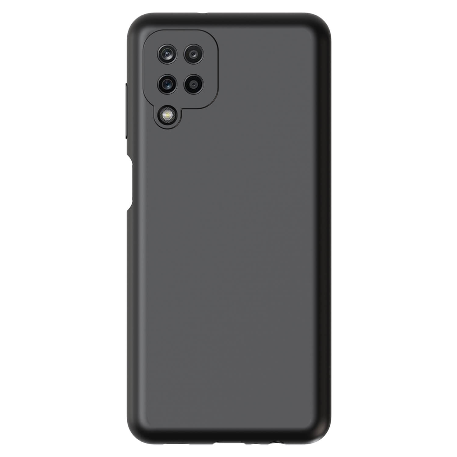 Picasee Samsung Galaxy A12 A125F Liquid case - Personalisierte Gravur - Schwarz