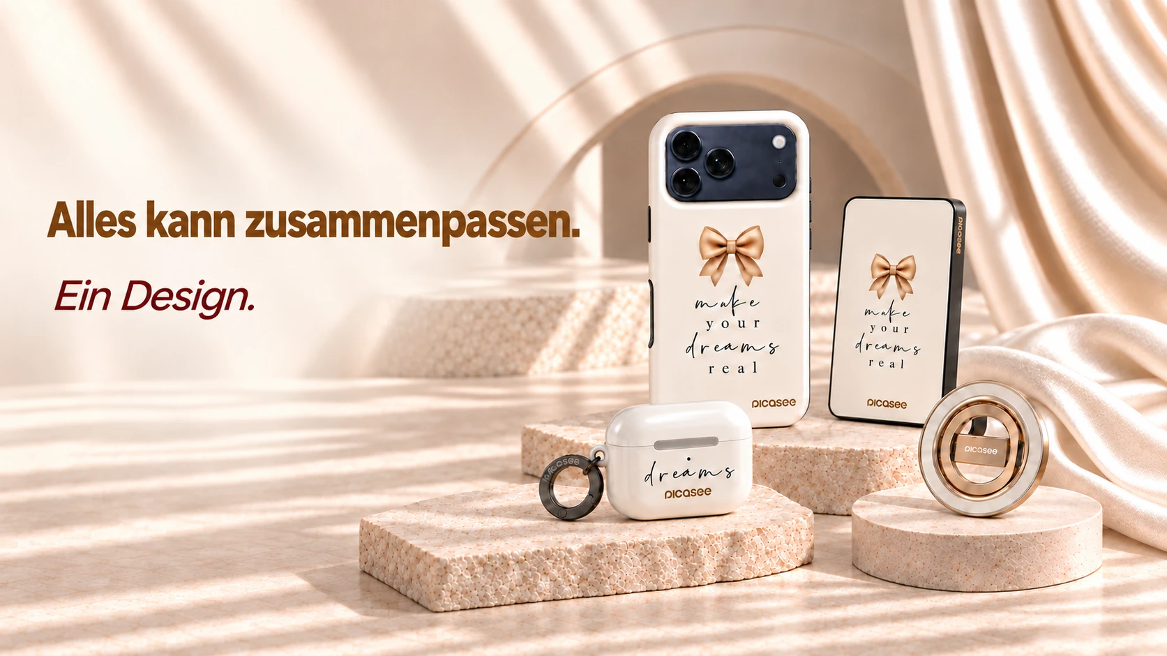 Alles kann zusammenpassen. Ein Design.